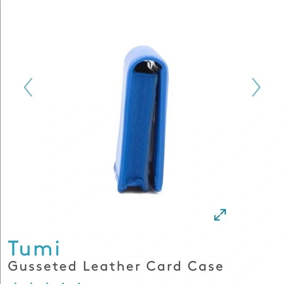 Copy for @nineofhearts Tumi SLG leather card case - Picture 3 of 7